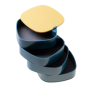Jewelry multi-level box - yellow-blue