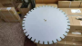 K6508 cutting machine with 2.4m hand cranked track