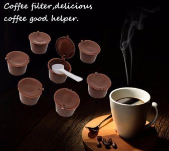 Kapsułki wielokrotnego użytku do kawy 5szt do ekspresów kapsułkowych Nescafe Dolce Gusto