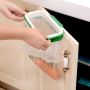 Kitchen hanging trash rack
