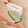 Kitchen hanging trash rack