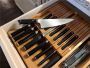 Kitchen Knife 16-Slots Organizer Rack Bamboo
