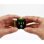 Kostka antystresowa odstresowująca Fidget Cube Czarno/Zielona