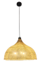 Lampa wisząca pleciona Premium rattanowa - 60 cm - kolor naturalny