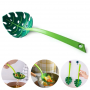 Leaf-shaped spoon for salad, pasta （Leaf-shaped decoration）