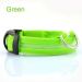 LED Dog Collar Night Flash Nylon GREEN XL