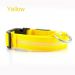 LED Dog Collar Night Flash Nylon Yellow XL