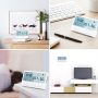 LED screen electronic thermometer clock - rechargeable