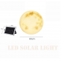 LED solar moon light-D80cm(Grey)