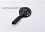 LED temperature display shower head - Black Color