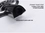 LED temperature display shower head - Black Color