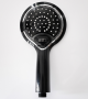 LED temperature display shower head - Black Color