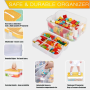 Lego building block storage box-three layers(Orange)
