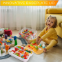 Lego building block storage box-two layers(Orange)