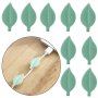 Line cable point tight clip 9pcs/box - green leaves