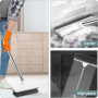 Long handle mop cleaning brush - white