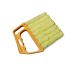 Louver curtain cleaning brush