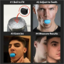 Lower jaw fitness ball silicone ball
