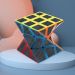 Magic Cube - Black Carbon Fiber Twisted Cube - 692