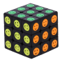 Magic Cube - Black Smiling Face Rubik’s Cube - 696