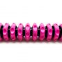Massage stick pointed rubberized relaxation exercises - pink