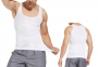 Męski podkoszulek biały XL - modelujący i wyszczuplający - wzmacniający mięśnie kręgosłupa