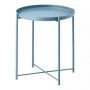 Metal round table (Light Blue)