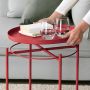 Metal round table ( Red)