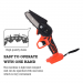 Mini Chainsaw - Orange/Black (Garden tool)