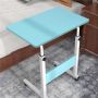 Mobilny stolik pod laptopa regulowany / Mobilny stolik kawowy - niebieski