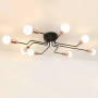 Modern LED Ceiling Chandelier 8 bulbs- Gold(without bulb)