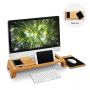 Monitor Stand and Mouse Pad with Keyboard Storage - HY3115