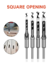 Mortising Chisel Square Hole Drill Bits-12mm