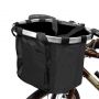 Mountain bike portable cloth basket - black