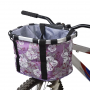 Mountain bike portable cloth basket - purple