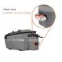 Mountain Bike Rear Carry Bag - Gray