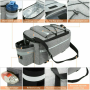 Mountain Bike Rear Carry Bag - Gray