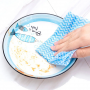 Multi-Uses Dish Cloths Washable Towel Roll - 80 Pulls (BLUE)