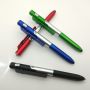 Multifunctional capacitive stylus pen with LED light - black