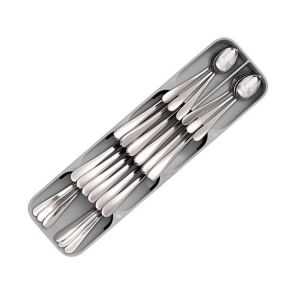 Multifunctional cutlery storage box - gray