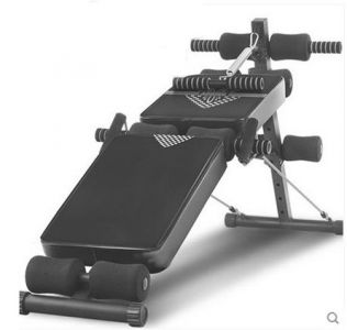 Multifunctional fitness equipment sit-up stand - black