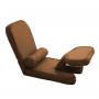 Multifunctional lazy sofa chair- Deep brown