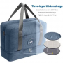 Multifunctional Separation Travel Storage Bag - Navy Blue