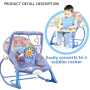 Music Children's Baby rocking chair - model 668-129