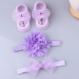 Newborn headdress shoes and socks gift set -Type 1