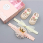 Newborn headdress shoes and socks gift set -Type 2