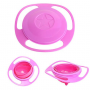 Non-spill Universal Gyro Bowl - Pink