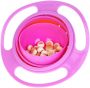 Non-spill Universal Gyro Bowl - Pink
