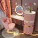 Nordic dressing table 80cm-type2- Pink