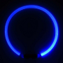 Obroża LED dla psa, obwód szyi 35cm - niebieska